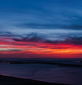 coucher soleil dune pilat