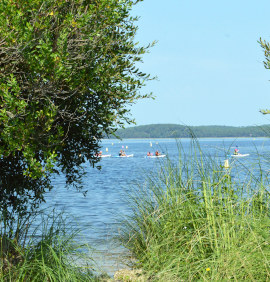 kayak lac hourtin