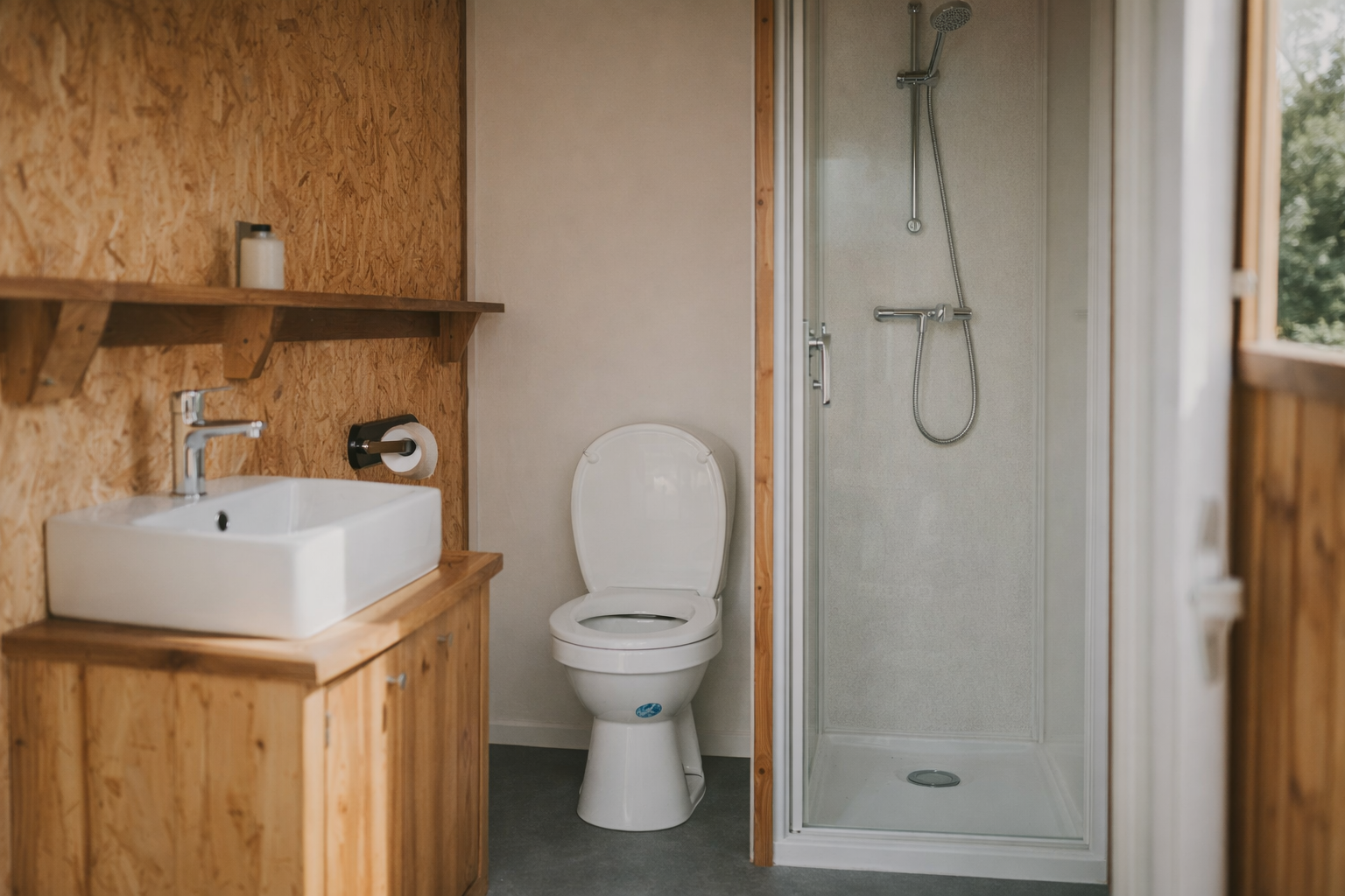 Emplacement avec sanitaire Carcans Lacanau